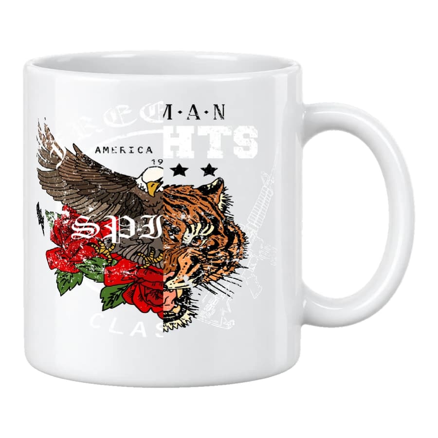Mug — Tigereagle — الأمام — أبيض